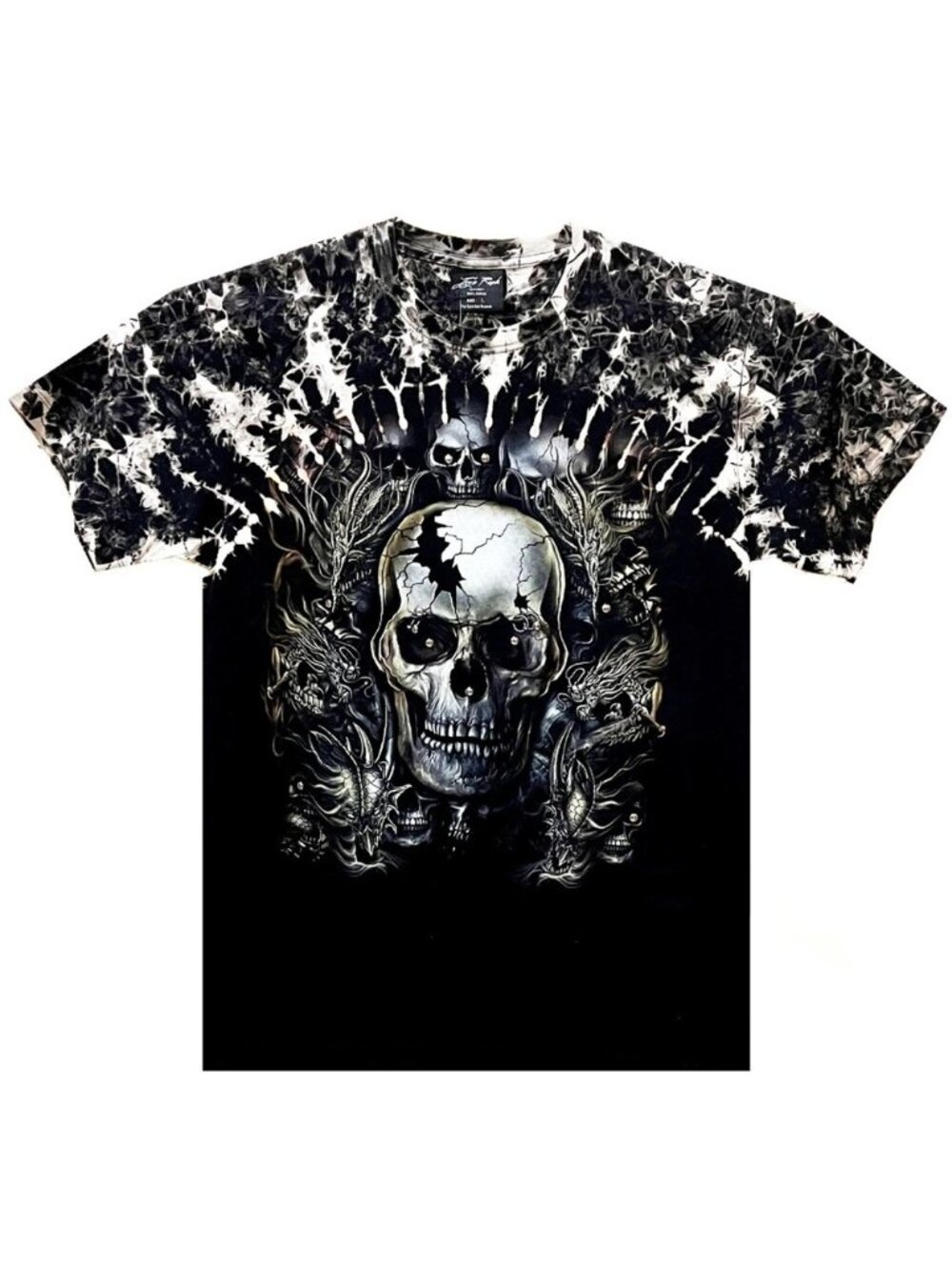 Y2K Jay’s Rock Oversized Skull Studded Graphic Tee